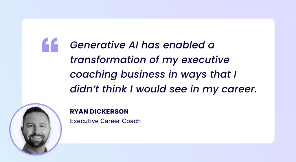 How I am transforming my executive coaching business using generative AI